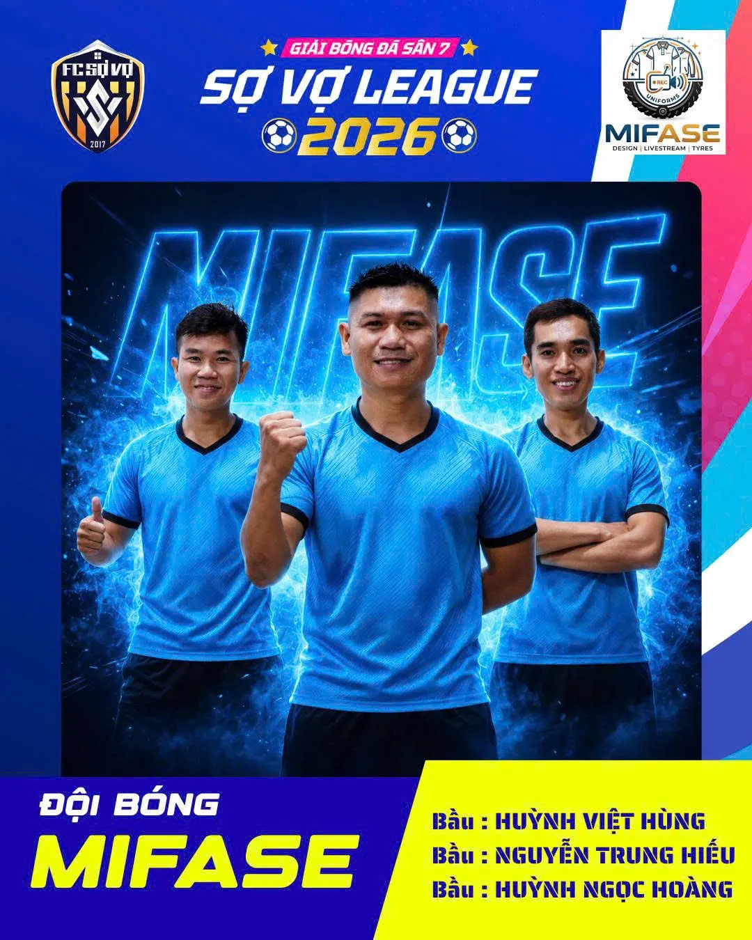 MIFASE FC MÙA GIẢI SỢ VỢ LEAGUE 2026