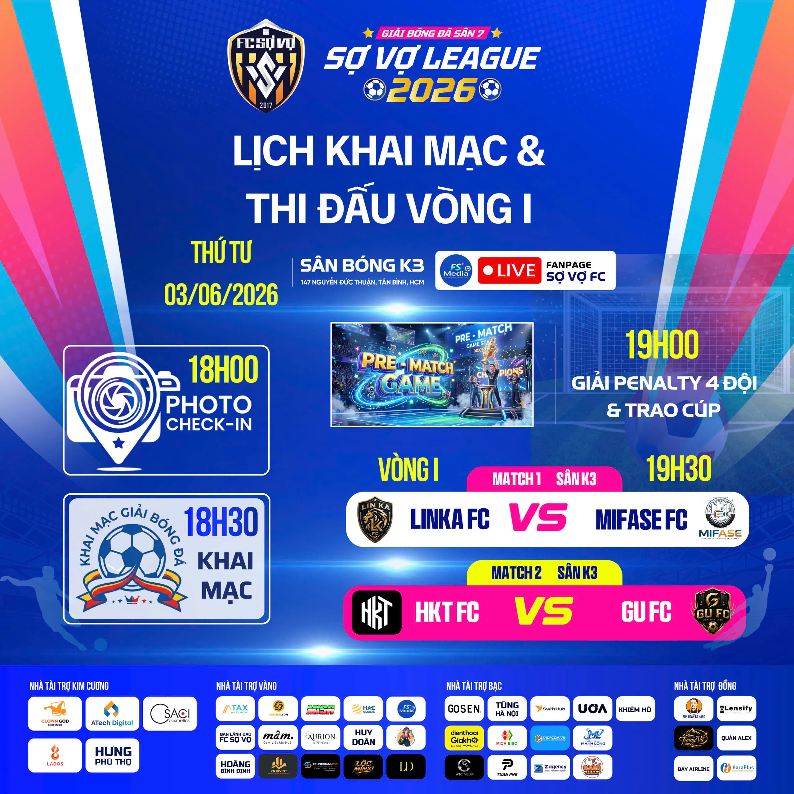 THƯ MỜI THAM DỰ LỄ KHAI MẠC SỢ VỢ LEAGUE 2026
